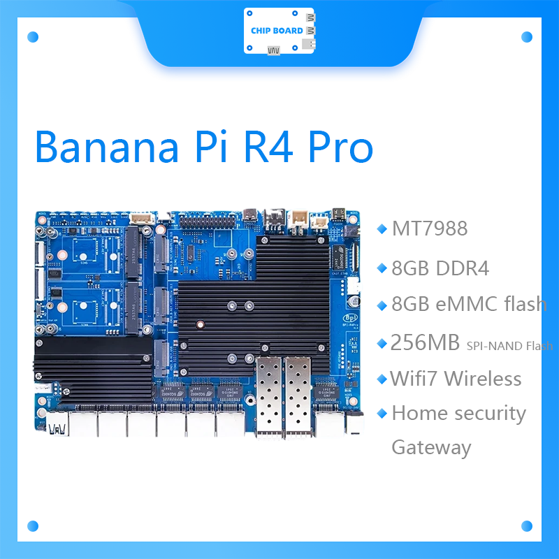 La scheda Banana Pi BPI-R4 Pro - Bananapi Bpi R4 Wifi 7 recensione e prezzo